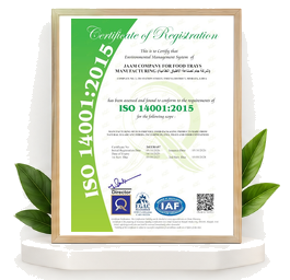 Official ISO 14001:2015 Certificate - JAAM